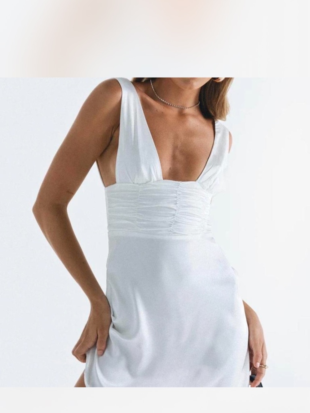 Princess Polly White Mini Dress - Picture 4 of 4